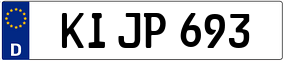 Truck License Plate